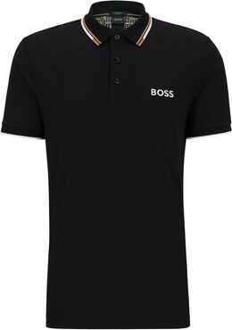 Hugo Boss: Чёрная футболка 