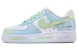 Nike: Зелёные кроссовки  Air Force 1