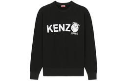 Kenzo: Чёрная толстовка  Paris