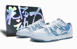 Nike: Голубые кроссовки  Dunk