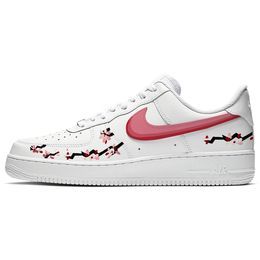 Nike: Розовые кроссовки  Air Force 1