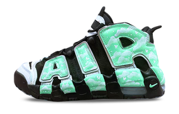 Nike: Зелёные кроссовки  Air More Uptempo