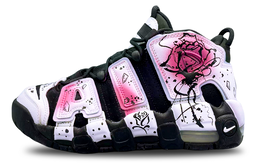 Nike: Чёрные кроссовки  Air More Uptempo