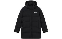 Fila: Чёрный пуховик 