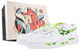 Nike: Белые кроссовки  Air Force 1