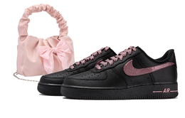 Nike: Чёрные кроссовки  Air Force 1