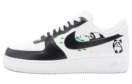 Nike: Чёрные кроссовки  Air Force 1