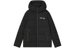 Fila: Чёрный пуховик 