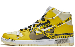 Nike: Жёлтые кроссовки  Dunk