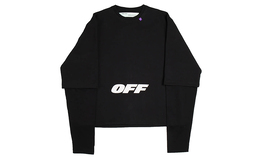 Off-White: Чёрная толстовка 