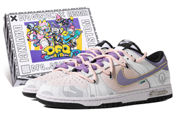 Nike: Фиолетовые кроссовки  Dunk