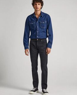 Pepe Jeans: Чёрные джинсы 