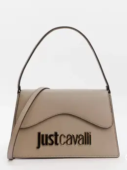 Just Cavalli: Бежевая сумка 