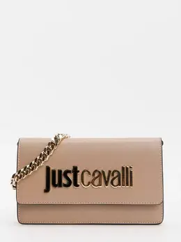 Just Cavalli: Бежевая сумка 