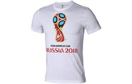 Adidas: Белая футболка 