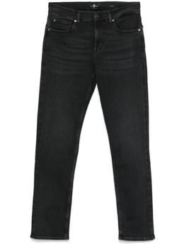 7 For All Mankind: Чёрные джинсы  Slimmy