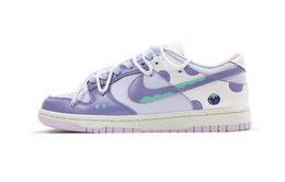 Nike: Фиолетовые кроссовки  Dunk