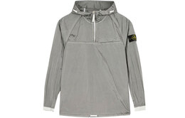 Stone Island: Серебристая куртка 