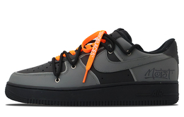 Nike: Оранжевые кроссовки  Air Force 1