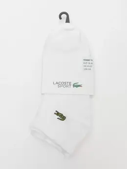 LACOSTE: Белые носки 