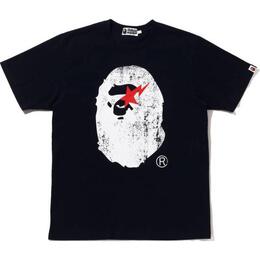 A BATHING APE: Синяя футболка 