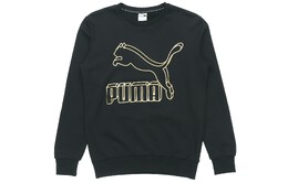 PUMA: Чёрная толстовка 