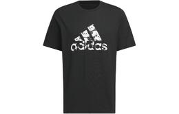 Adidas: Чёрная футболка 