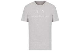 Armani Exchange: Светлая футболка 