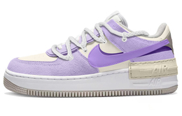 Nike: Фиолетовые кроссовки  Air Force 1