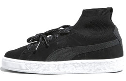 PUMA: Чёрные кроссовки  Suede Classic