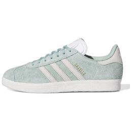 Adidas: Зелёные кроссовки  Gazelle