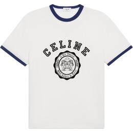 CELINE: Белая футболка 