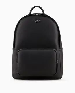 Emporio Armani: Чёрный рюкзак 