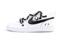 Nike: Чёрные кроссовки  Court