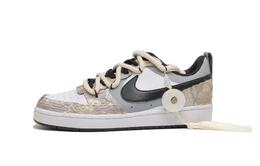 Nike: Чёрные кроссовки  Court