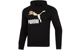 PUMA: Чёрная толстовка 