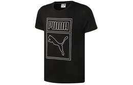 PUMA: Чёрная футболка 