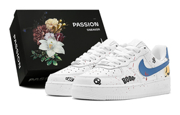 Nike: Голубые кроссовки  Air Force 1