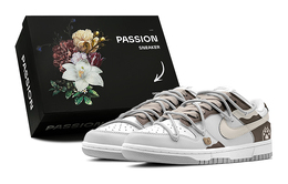Nike: Серые кроссовки  Dunk