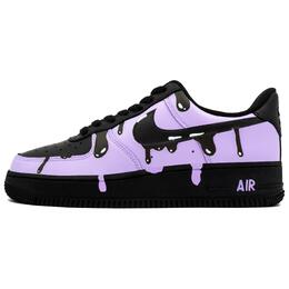 Nike: Фиолетовые кроссовки  Air Force 1