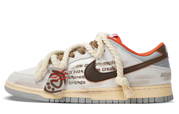 Nike: Серые кроссовки  Dunk