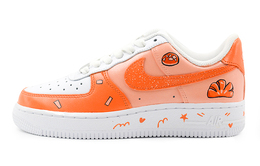 Nike: Оранжевые кроссовки  Air Force 1