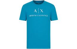 Armani Exchange: Голубая футболка 