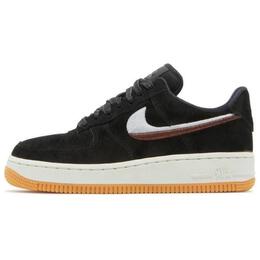 Nike: Чёрные кроссовки  Air Force 1