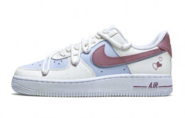 Nike: Фиолетовые кроссовки  Air Force 1