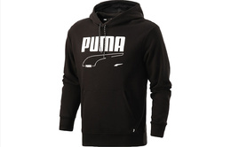 PUMA: Чёрная толстовка 