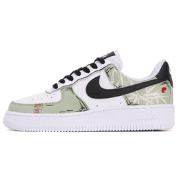 Nike: Зелёные кроссовки  Air Force 1