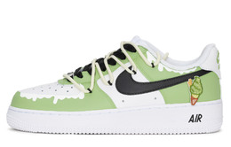 Nike: Зелёные кроссовки  Air Force 1