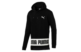 PUMA: Чёрная толстовка 