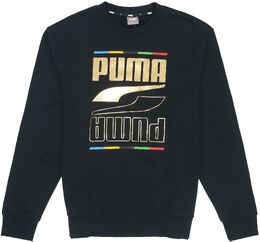 PUMA: Чёрная толстовка 